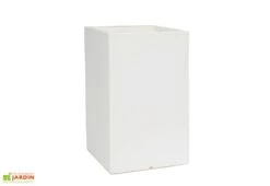Pot De Fleurs En Polyéthylène Atlantis – 30 X 30 X 47 Cm -Garantia Boutique pot de fleurs blanc 4