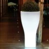 Pot De Fleurs Lumineux En Polyéthylène Domus – Ø 58 X 100 Cm -Garantia Boutique pot de fleurs lumineux 1