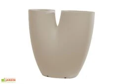 Pot De Fleurs En Polyéthylène Bilobo – 50 X 25 X 50 Cm -Garantia Boutique pot de fleurs tabac 2 2