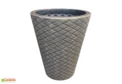 Roto Pot De Fleur En Polyéthylène Latino M Ø37 X 44 Cm