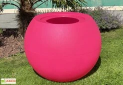 Garantia Boutique -Garantia Boutique pot fleur rond polyethylene rose speranza