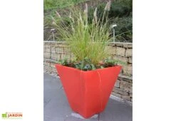 Pot De Fleurs En Plastique Square S Simple Ou Double Paroi (60 X 60 Cm) -Garantia Boutique pot fleurs carre plastique