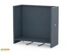 Jardinière En Métal Thermolaqué Profondeur Ajustable - 100 X 40 X 115 Cm -Garantia Boutique profondeur 460l jardiniere hg08975801 1