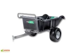 Remorque En Plastique Pour Tondeuse Autoportée 175 X 101 X 45 Cm