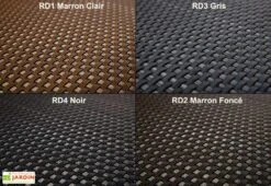 Jardinière En Résine Tressée 108x39x43cm (l,l,h) -Garantia Boutique resine tressee coloris 1 15