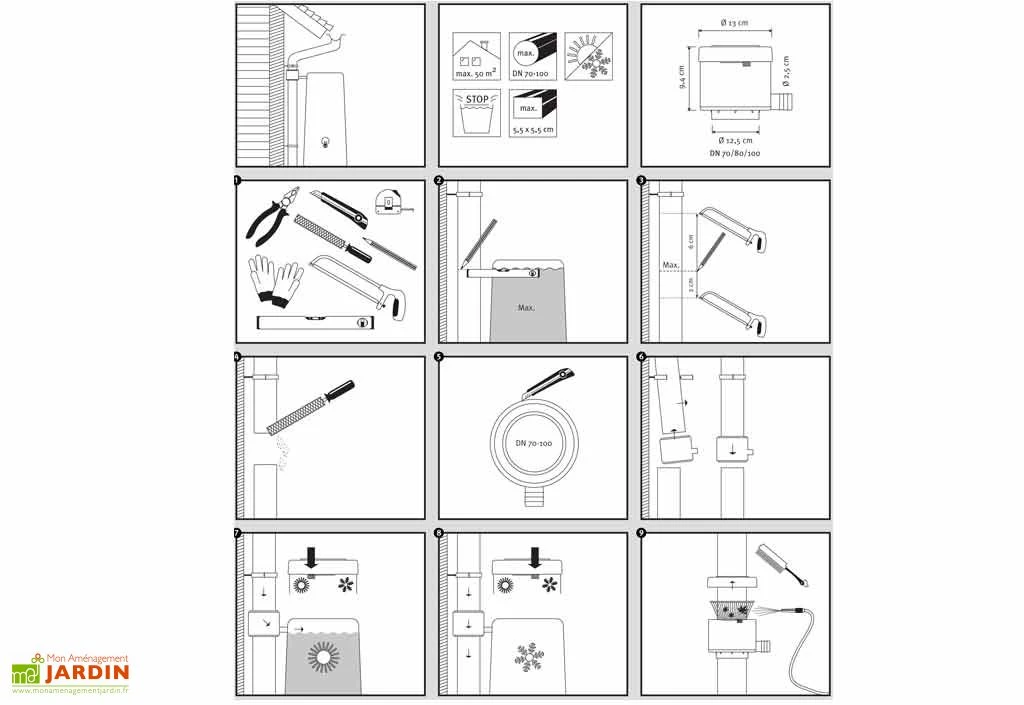 Garantia Récupérateur D'Eau Pluie Amphore Antik Murale 260 L Terracotta – Image 5