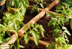 Carré Potager En Bois Autoclave Sur Pieds 120 X 80 Cm H. 88 Cm - Ventspils -Garantia Boutique separateur carre potager bois ekju 253478