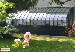 Serre Adossée Ancienne En Aluminium Et Verre Trempé 4mm Chambord 605x280