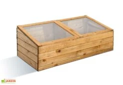 Mini Serre De Jardin En Bois Autoclave Burger - Serre Châssis 100 Cm