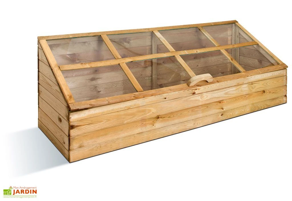 Mini Serre De Jardin En Bois Autoclave Burger - Serre Châssis 180 Cm 3 Mini Serre De Jardin En Bois Autoclave Burger - Serre Châssis 180 Cm