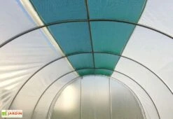 Serre De Jardin Tunnel En Acier Et Polyéthylène Cabriolet – 6 X 3,70 M -Garantia Boutique serre cabriolet 3m70 x 6m00