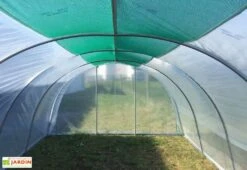 Serre De Jardin Tunnel En Acier Et Polyéthylène Cabriolet – 6 X 3,70 M -Garantia Boutique serre cabriolet acier tonneau