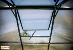 Serre De Jardin Polycarbonate 10,37m² Avec Base + 4 Lucarnes -Garantia Boutique serre de jardin polycarbonate 10 37m avec base 4 lucarnes 6
