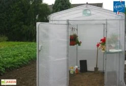 Serre De Jardin Primeur En Acier Et Polyéthylène – 2,70 X 2 M -Garantia Boutique serre de jardin primeur tonneau