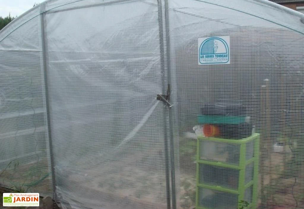 Serre Tunnel Tonneau En Polyéthylène 18 M² - 4 Saisons Plus 4,5 X 4 M 4 Serre Tunnel Tonneau En Polyéthylène 18 M² - 4 Saisons Plus 4,5 X 4 M – Image 2