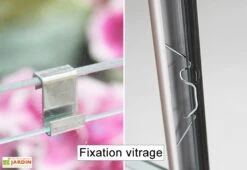 Serre De Jardin Adossée En Verre Lams 0,9 M² - Melissa Anthracite -Garantia Boutique serre jardin adossee aluminium anthracite verre trempe melissa ida lams 2