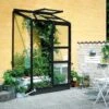 Halls Serre De Jardin Adossée En Verre Horticole Atlan 2 – 0,9 M²