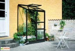 Halls Serre De Jardin Adossée En Verre Horticole Atlan 2 – 0,9 M²