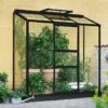 Halls Serre De Jardin Adossée En Verre Horticole Atlan 3 – 1,3 M² -Garantia Boutique serre jardin adossee verre horticole halls atlan