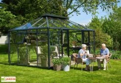 Jardin D’Hiver Verre Trempé Alu Anthracite 13 M² – Juliana Grand Oase -Garantia Boutique serre jardin aluminium anthracite verre trempe juliana grand oase 6