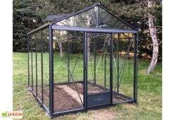 Serre De Jardin En Aluminium Et Verre Trempé Luxia 10,8 M² -Garantia Boutique serre jardin aluminium lucia 236x457 cm 1
