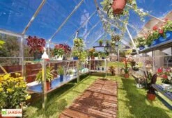 Serre De Jardin En Aluminium Et Polycarbonate Octave 9 M² -Garantia Boutique serre jardin aluminium polycarbonate octave 9 m 4
