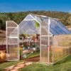 Serre De Jardin En Aluminium Et Polycarbonate Essence 9 M² -Garantia Boutique serre jardin aluminium polycarbonate palram essence 8x12 1