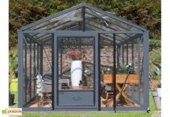 Serre De Jardin En Aluminium Et Verre Trempé Supra 16,7 M² -Garantia Boutique serre jardin aluminium supra 530x315 cm 2