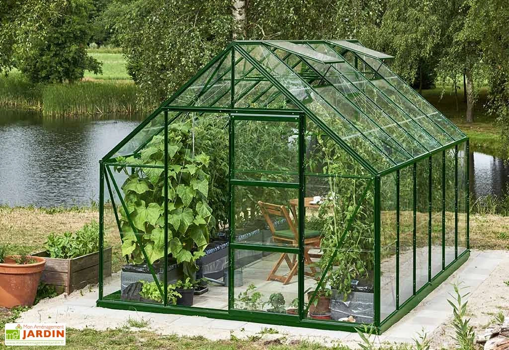 Halls Serre De Jardin En Aluminium Et Verre Horticole Universal 128 – 9,9 M² 6 Halls Serre De Jardin En Aluminium Et Verre Horticole Universal 128 – 9,9 M² – Image 4
