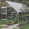 Halls Serre De Jardin En Aluminium Et Verre Horticole Universal 128 – 9,9 M² -Garantia Boutique serre jardin aluminium verre horticole universal 128