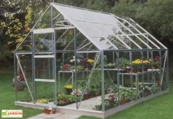 Halls Serre De Jardin En Aluminium Et Verre Horticole Universal 128 – 9,9 M²