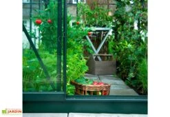 Serre De Jardin En Aluminium, Verre Et Polycarbonate Halls Atrium 9 M² -Garantia Boutique serre jardin aluminium verre polycarbonate halls atrium 9m 1