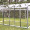Serre De Jardin En Aluminium Et Verre Trempé Essentia 10,8 M²