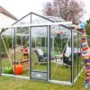 Serre De Jardin En Aluminium Et Verre Trempé Essentia 18,7 M²