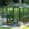 Serre De Jardin En Aluminium Et Verre Trempé Essentia 9 M² -Garantia Boutique serre jardin aluminium verre trempe essentia 9m 3 1