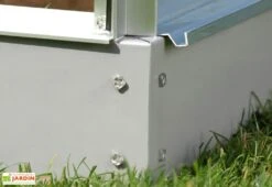 Serre De Jardin En Alu Et Verre Trempé Lams 12,9 M² - Laurus Alu Naturel -Garantia Boutique serre jardin aluminium verre trempe laurus lams 13m2 brut 1