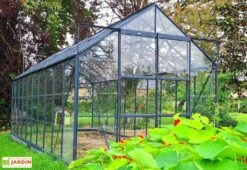 Serre De Jardin En Alu Et Verre Trempé Lams 12,9 M² - Laurus Vert