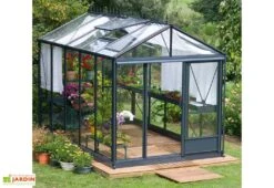 Serre De Jardin En Aluminium Et Verre Trempé Luxia 10,8 M²