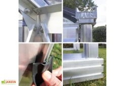 Serre De Jardin En Aluminium Et Verre Trempé Luxia 16,4 M² -Garantia Boutique serre jardin aluminium verre trempe luxia 164m 4