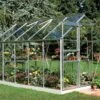 Halls Serre De Jardin En Aluminium Et Verre Trempé Popular 106 - 6,2 M² -Garantia Boutique serre jardin aluminium verre trempe popular 106