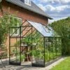 Halls Serre De Jardin En Aluminium Et Verre Trempé Qube 610 Noir 6,4 M² 2 Halls Serre De Jardin En Aluminium Et Verre Trempé Qube 610 Noir 6,4 M² -Garantia Boutique serre jardin aluminium verre trempe qube 610 noir 64m 1