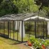 Serre De Jardin En Aluminium Et Verre Trempé Supra 28,6 M² -Garantia Boutique serre jardin aluminium verre trempe supra 286m