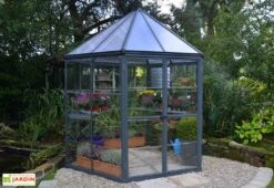 Serre De Jardin Hexagonale Aluminium/Polycarbonate Oasis 3,8 M²