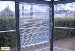 Serre De Jardin Hexagonale Aluminium/Polycarbonate Oasis 3,8 M² -Garantia Boutique serre jardin hexagonale aluminium polycarbonate oasis 6 1 m 9