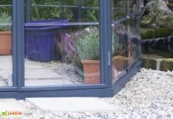 Serre De Jardin Hexagonale Aluminium/polycarbonate Oasis 8 M² - Grise -Garantia Boutique serre jardin hexagonale aluminium polycarbonate oasis 8 m 1
