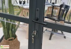 Serre De Jardin Hexagonale Aluminium/polycarbonate Oasis 8 M² - Grise -Garantia Boutique serre jardin hexagonale aluminium polycarbonate oasis 8 m 2