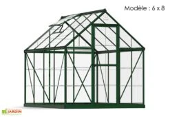 Serre De Jardin Polycarbonate Harmony Palram - Canopia Verte -Garantia Boutique serre jardin palram canopia harmony green 6x8 1