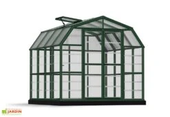 Serre De Jardin Polycarbonate Et PVC 2,5 X 2,5 M – Grand Gardener 8x8 -Garantia Boutique serre jardin palram canopia hobby gardener transparent 8x8 1