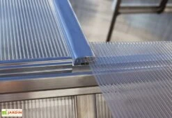 Serre De Jardin Grise Polycarbonate Aluminium 3 X 2 M – Mythos 6x10 -Garantia Boutique serre jardin polycarbonate aluminium gris mythos palram silver 1 2