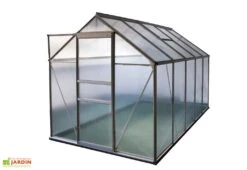 Serre De Jardin En Aluminium Et Polycarbonate Alvéolaire Diamant 106